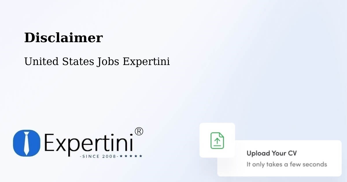 Disclaimer – Edwards - United States Jobs Expertini